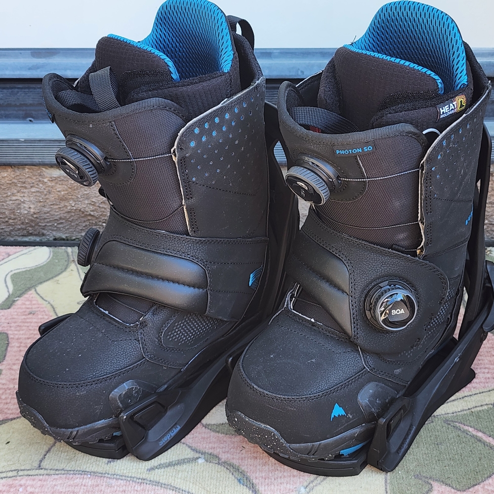 Men's Burton Photon Step On Snowboard Boots (7.5) And Bindings (Sm)